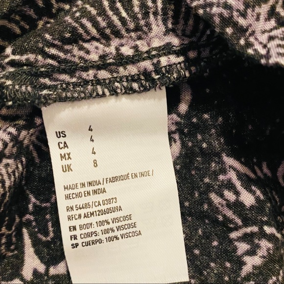 American Eagle | Black & White Romper Open Back Romper | Size Small - Picture 3 of 7